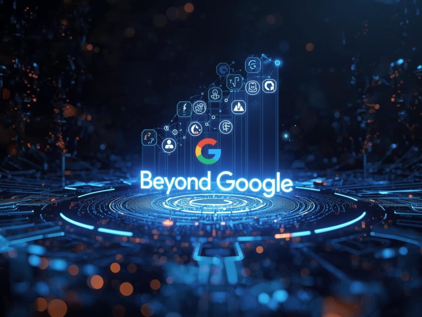 AI search engines powered by large language models emerging as strong alternatives to Google in 2025.