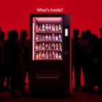 A marketer launching a tokenized campaign with glowing digital tokens and excited customer reactions.