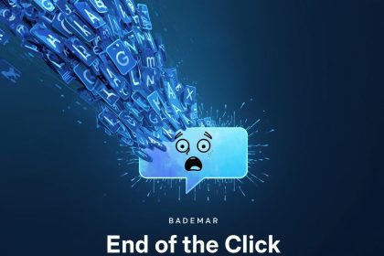 Digital marketer analyzing Google AI Overview results that show brand visibility without clicks, representing zero-click search dominance strategies in 2025.