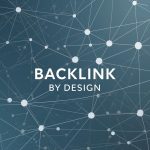Colorful infographic with a chain link motif symbolizing backlinks