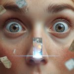 Frustrated marketer amidst messy campaign tags