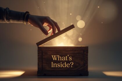 “Surprised creator face with bold text overlay triggering curiosity about video topic.