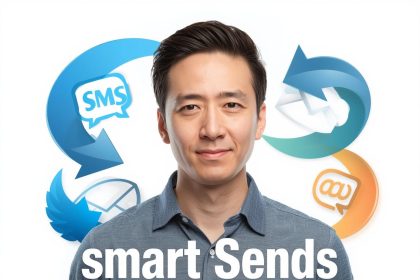 Person overwhelmed by message bubbles, hinting at messaging fatigue