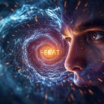 Human hand examining AI-generated data with a magnifying glass, highlighting EEAT's importance in the LLM era for Google rankings.