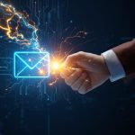 Illustration of email signals guiding sales and marketing alignment