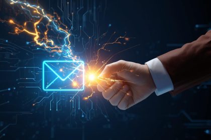 Illustration of email signals guiding sales and marketing alignment