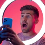 Host selling products during TikTok live shopping stream.