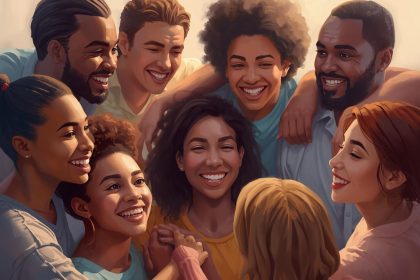 A silhouette of a face emerging from darkness, symbolizing unseen accessibility