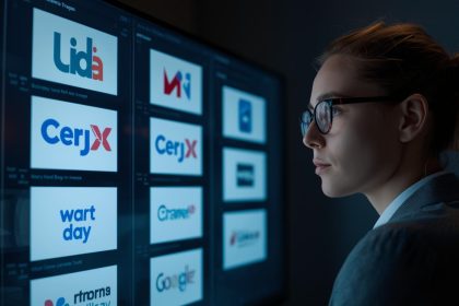 A verified brand logo displayed beside an authenticated email in an inbox.