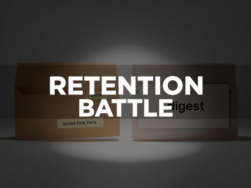 Marketer comparing long-form newsletter and digest email performance.