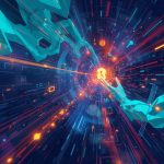 Person unveiling glowing data charts, symbolizing revealing SEO insights