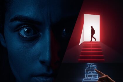 Curious viewer discovering structured video path