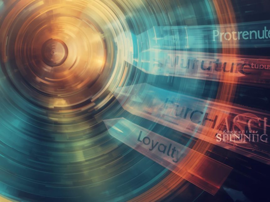 Marketers connecting pre-purchase nurture and post-purchase loyalty in a continuous customer journey flywheel.