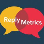 Curious face with upward graph and minimal text ‘Reply Rates