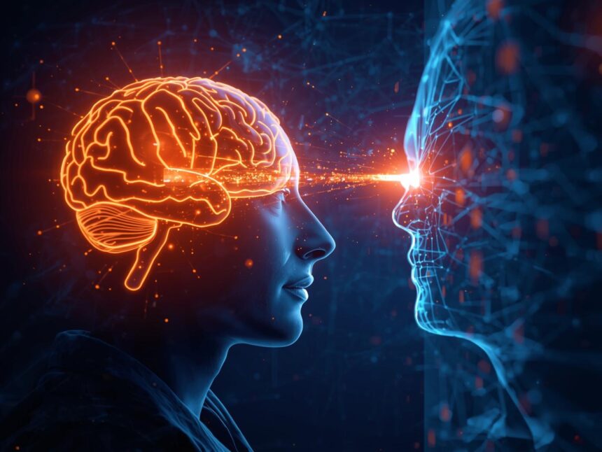 AI highlighting interconnected keyword clusters