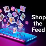 User buying directly from social media feed posts showing the rise of social commerce and shoppable content in 2025.