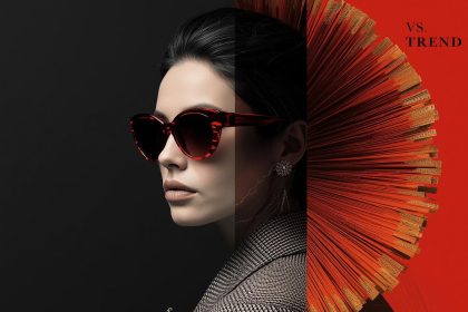 Timeless vs Trend – content strategy visual showing evergreen tree and lightning spark