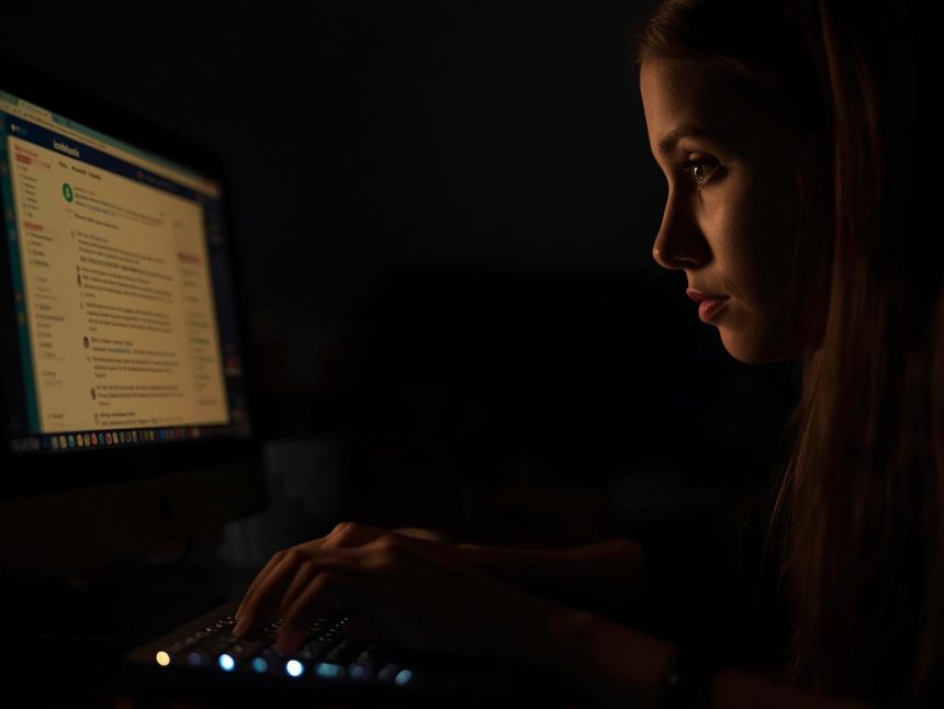 Marketer writing a value-only email that builds trust without pitchin