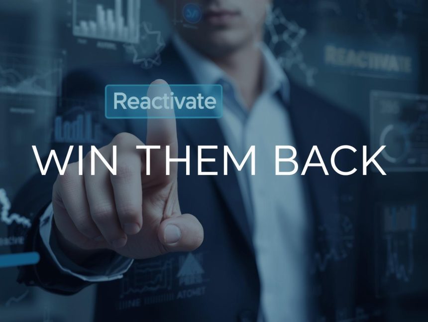 Email reactivation concept showing user returning after dormancy.