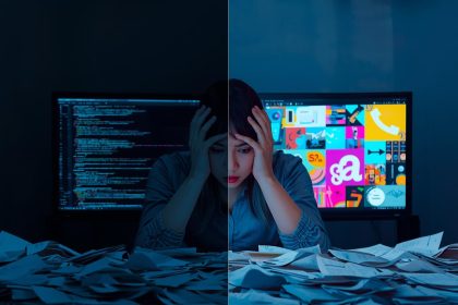 A developer and marketer collaborating over a clear, structured email brief.