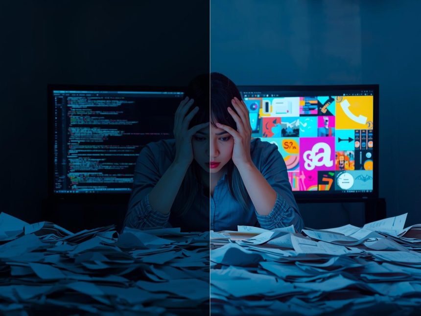 A developer and marketer collaborating over a clear, structured email brief.