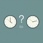 Contemplative face with arrows — selecting the right nurture cadence