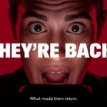 Surprised person reacting to re-engagement message