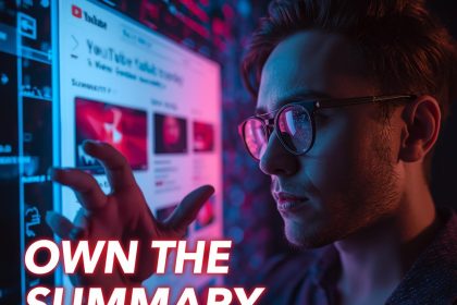 YouTuber optimizing chapters, CTAs, and clips to rank in Google’s AI summaries and YouTube search results.