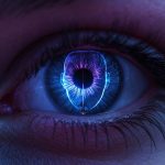 Friendly, empathetic AI avatar on a glowing screen showing deep connection to represent Personalized AI Narratives.