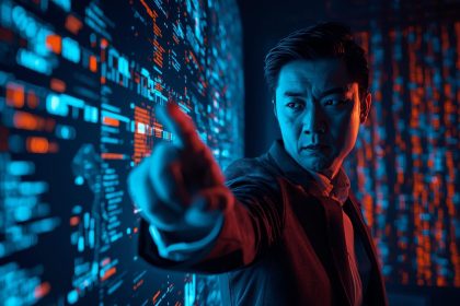 Marketing professional pointing at a dynamic segmentation dashboard with the text “Segment Smarter” — illustrating Behavior-Based Segmentation in action.