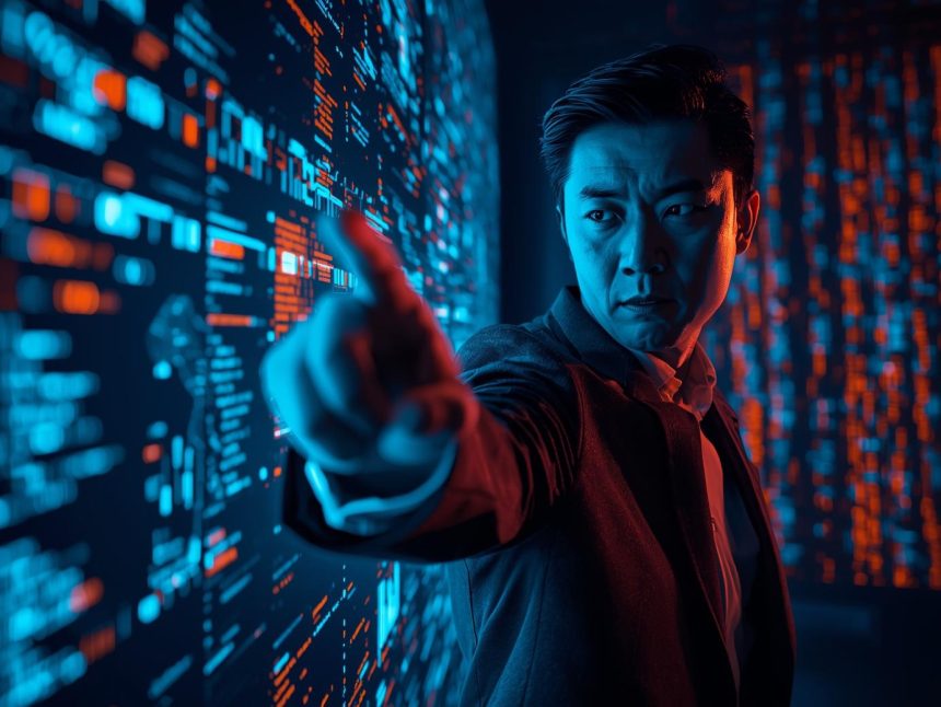 Marketing professional pointing at a dynamic segmentation dashboard with the text “Segment Smarter” — illustrating Behavior-Based Segmentation in action.