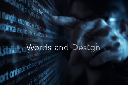 A person reacting with relief while viewing matching brand messages on a phone and laptop, highlighting synchronizing brand messaging across devices.