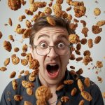 Marketing manager in modern office looks determined while a digital cookie icon dissolves behind him, representing The Death of Third-Party Cookies