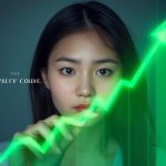 A close-up, hopeful image of a hand interacting with a glowing green Earth hologram above a keyboard, symbolizing the fusion of human intent and AI-Driven Green Marketing.