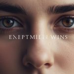 Woman pointing confidently at bold text ‘Empathy Wins’ with bright background, representing customer-centric growth.