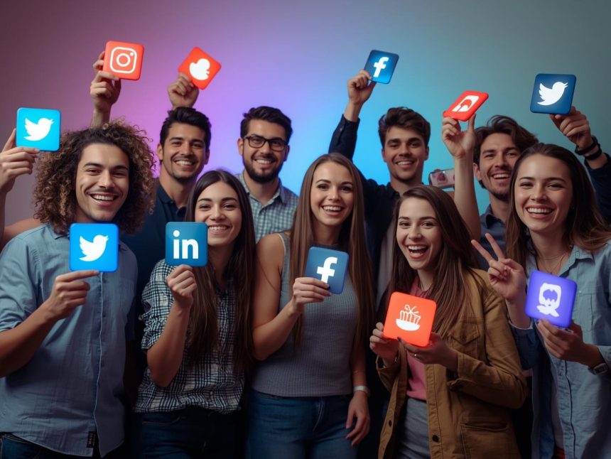 A smiling customer filming a genuine testimonial for their favorite brand, representing ambassador programs that turn fans into marketers.