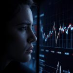 Professional reacting with insight while viewing an AI dashboard that highlights partner performance analytics with clear visual cues.