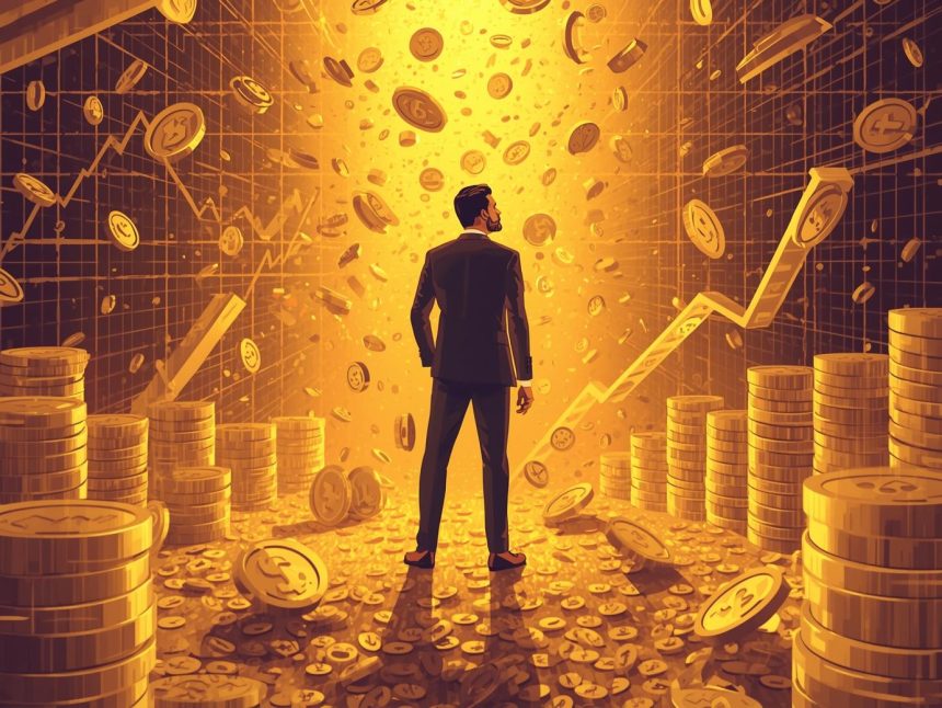 A confident digital marketer activates an AI-powered dashboard showing recurring revenue growth—focused on subscription affiliate success.