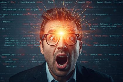 Friendly, empathetic AI avatar on a glowing screen showing deep connection to represent Personalized AI Narratives.