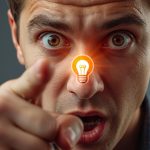 Person writing a brand story in notebook contrasted with a corporate graph scene, highlighting CSR storytelling for conscious consumers.