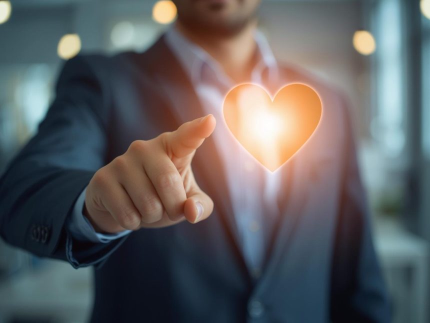 A creative designer tears a glossy, fake ad to reveal an authentic, transparent message underneath—symbolizing ethical advertising in 2025.