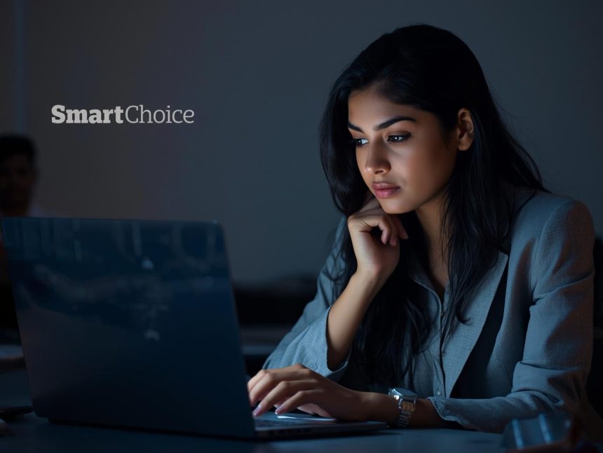 Marketer reacting with surprise while adjusting email preference settings on a laptop, illustrating email unsubscribe prevention using smart preferences.