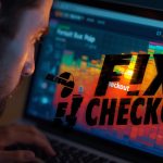 Marketer looking at a vivid e-commerce checkout heatmap on a laptop, highlighting hot spots where visitors drop off, for e-commerce checkout optimization using heatmap insights.