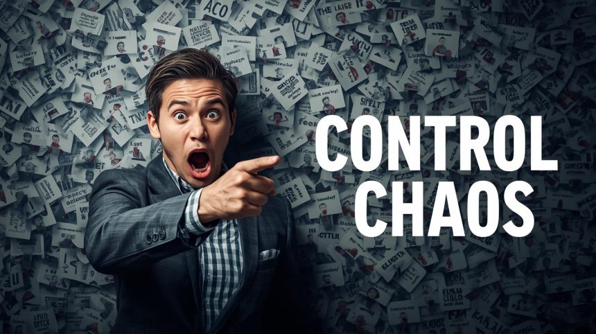 Focused community manager using AI moderation tools to protect a fast-growing brand community, showing clarity and control.