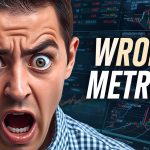 Marketing professional reacting with surprise while reviewing affiliate performance metrics dashboard, highlighting affiliate metrics that matter in 2026.