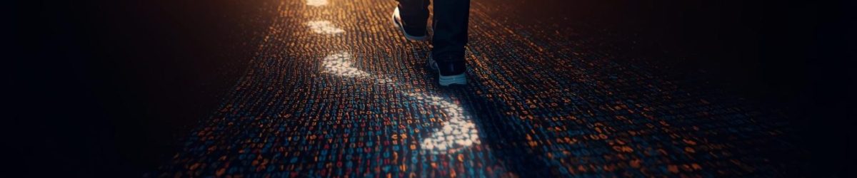 Person about to click an “Accept Cookies” button on a glowing laptop screen, symbolizing online privacy choices and data transparency.